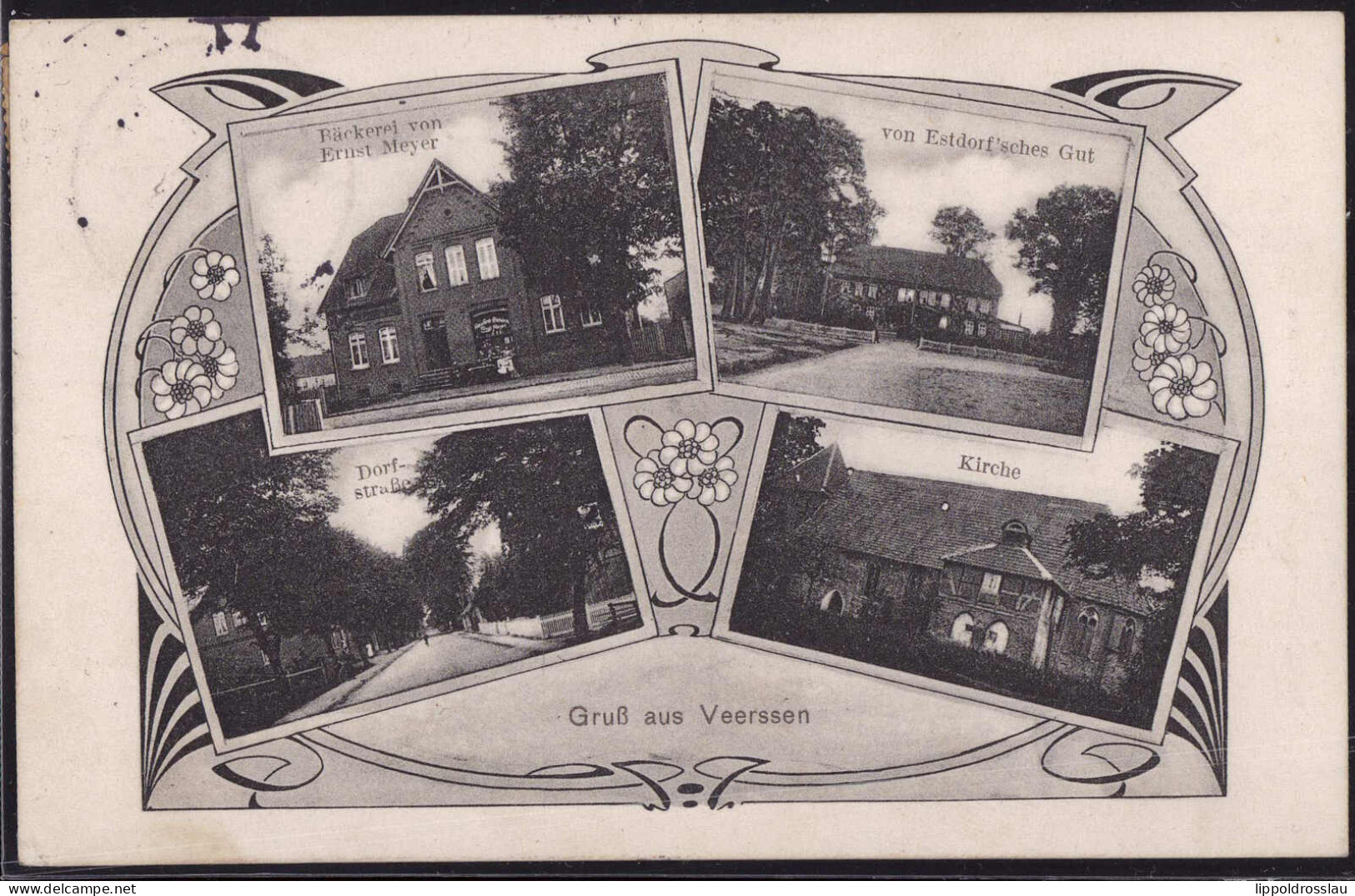 Gest. W-3110 Veerssen Bäckerei Meyer Dorfstraße 1914 - Uelzen