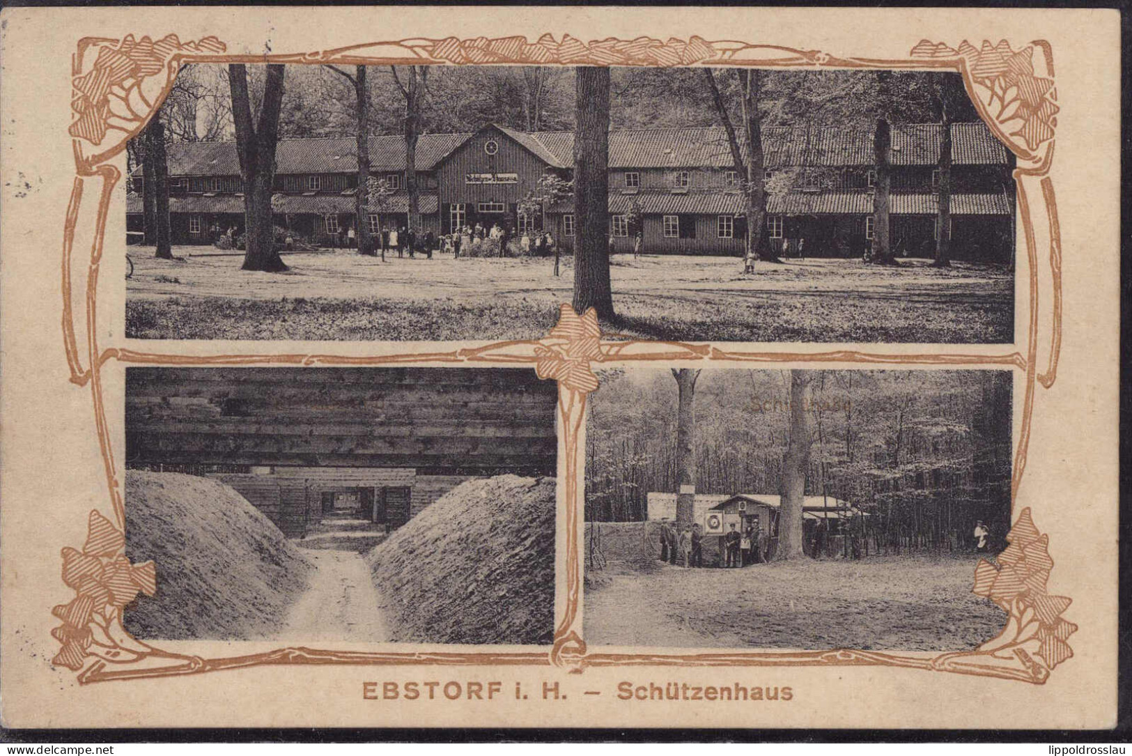 Gest. W-3111 Ebstorf Gasthaus Schützenhaus 1914 - Uelzen