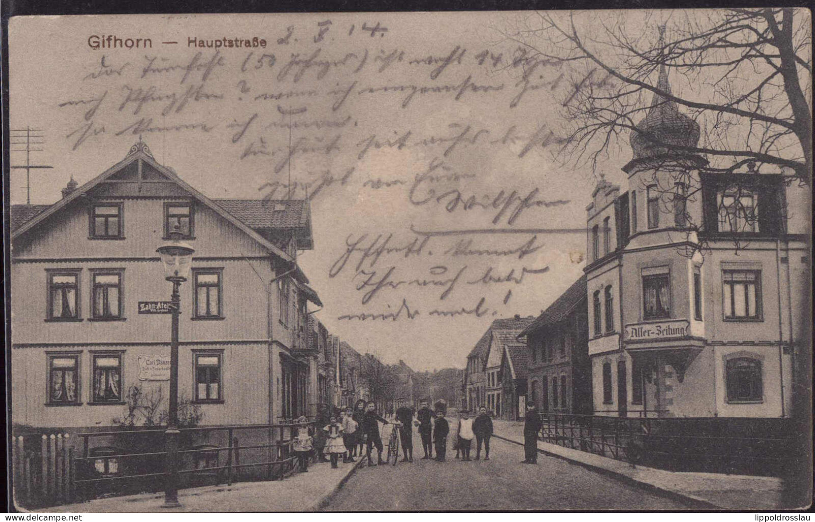 Gest. W-3170 Gifhorn Hauptstraße 1914 - Gifhorn