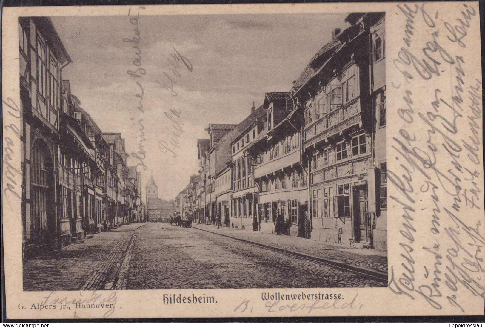 Gest. W-3200 Hildesheim Wollenweberstraße 1904 - Hildesheim