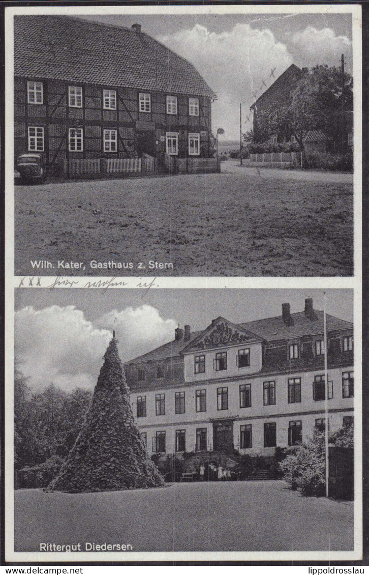Gest. W-3256 Diedersen Gasthaus Zum Stern 1940 - Hameln (Pyrmont)