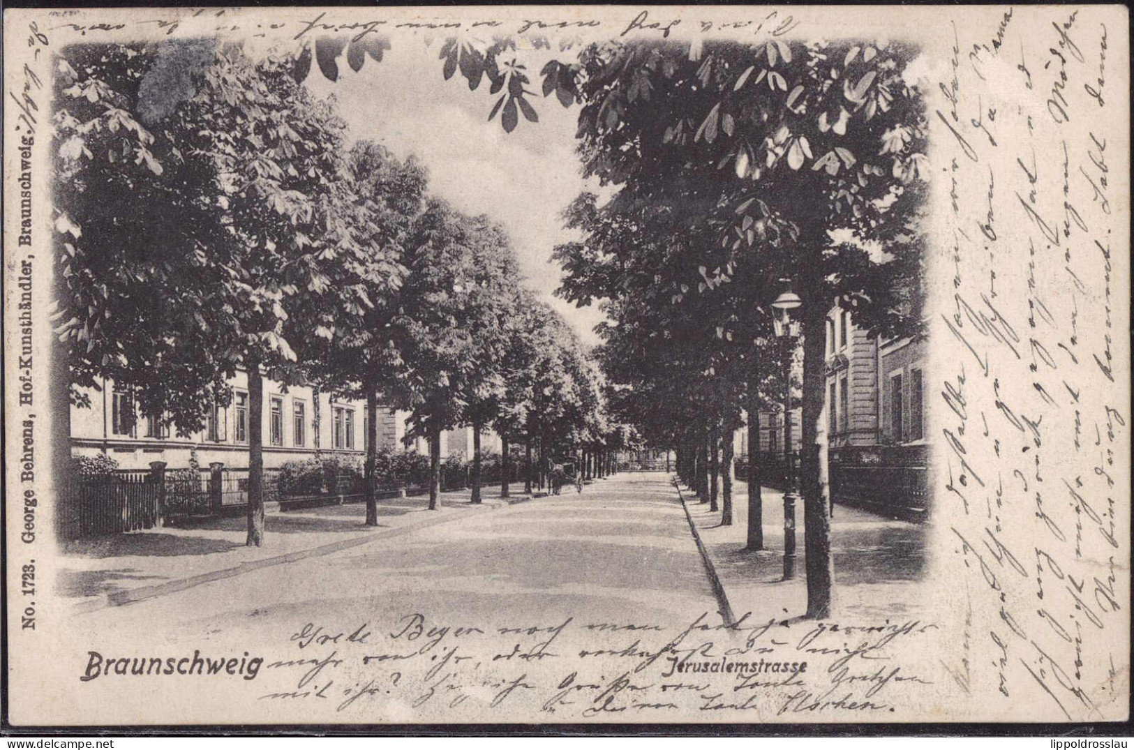 Gest. W-33000 Braunschweig Jerusalemstraße 1907 - Braunschweig