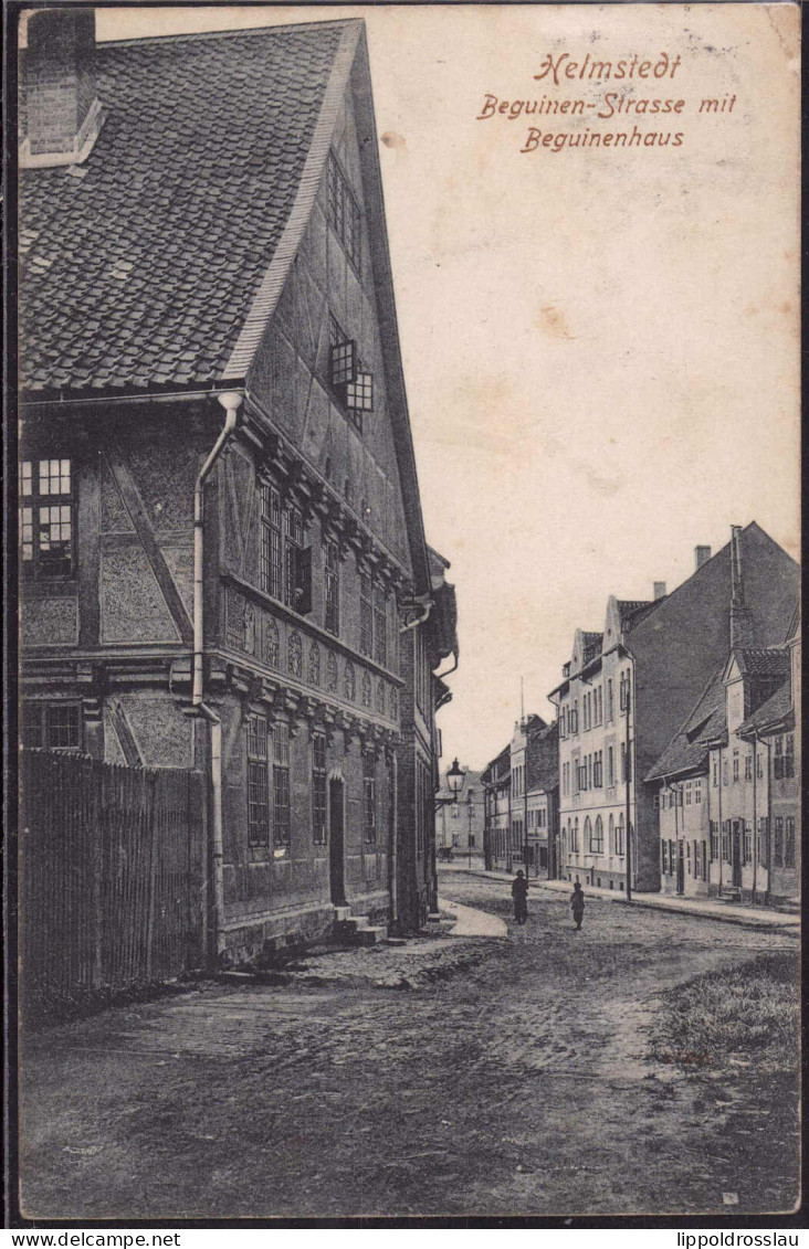 Gest. W-3330 Helmstedt Beguinenstraße 1909 - Helmstedt