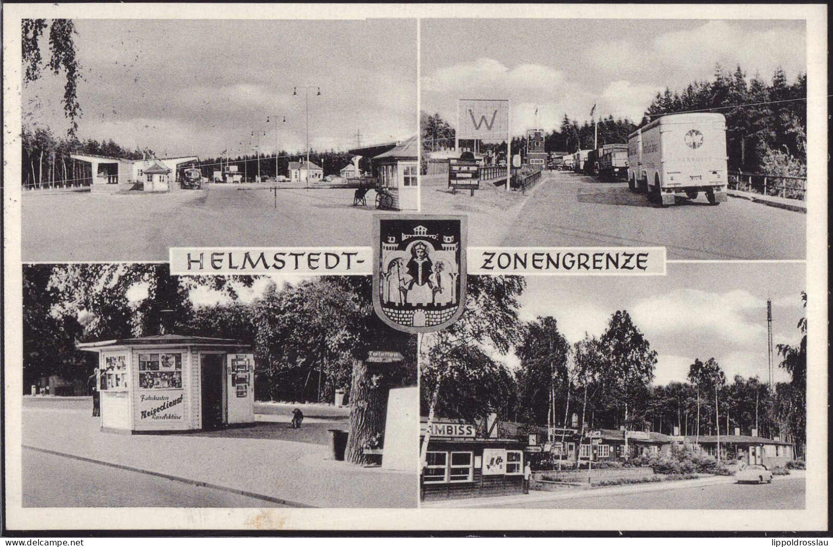 Gest. W-3330 Helmstedt Zonengrenze 1953 - Helmstedt