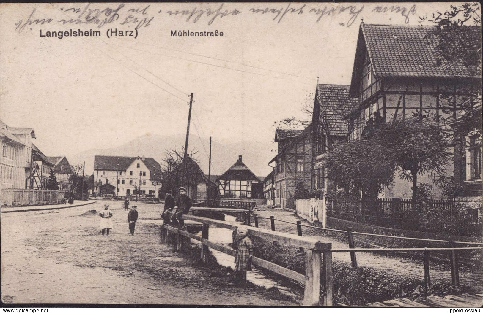 Gest. W-3394 Langelsheim Mühlenstraße 1929 - Goslar