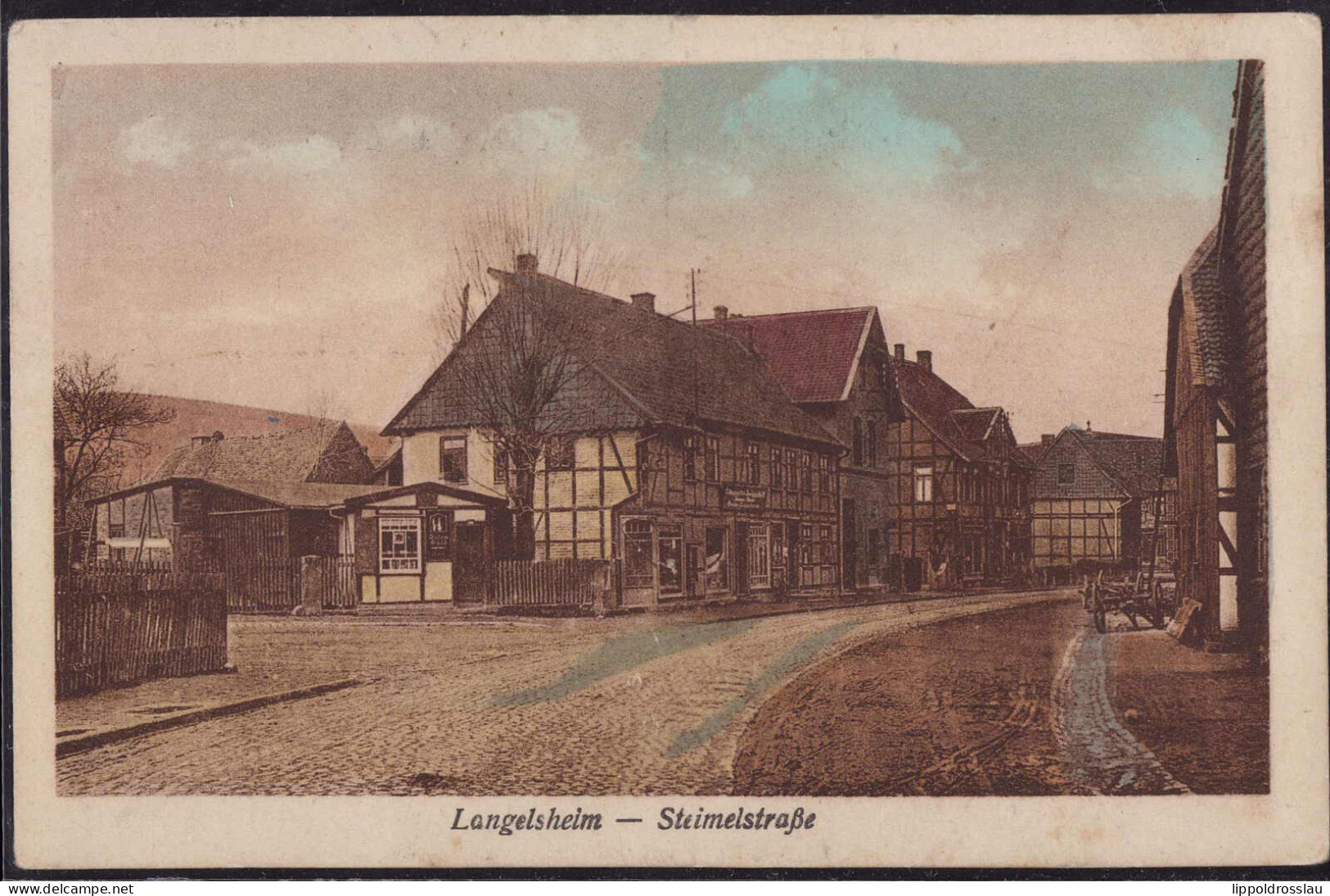 Gest. W-3394 Langelsheim Steimelstraße, Briefmarke Entfernt - Goslar
