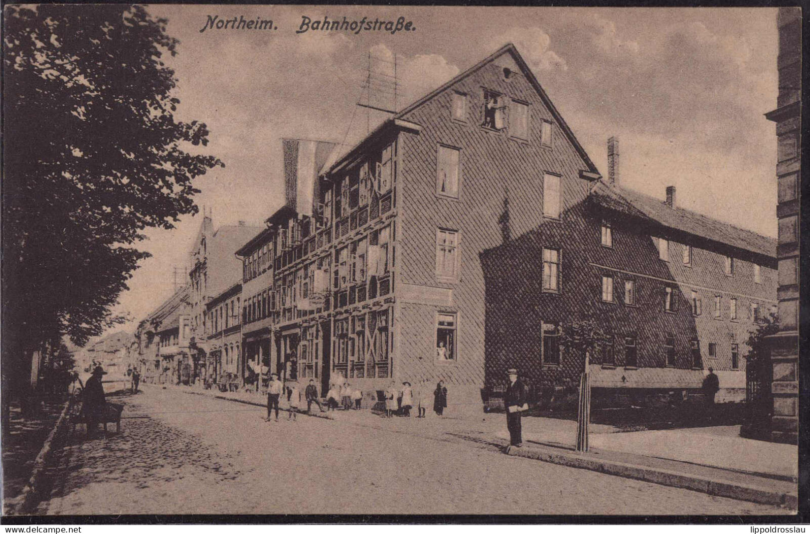 Gest. W-3410 Northeim Bahnhofstraße, Feldpost 1918 - Northeim