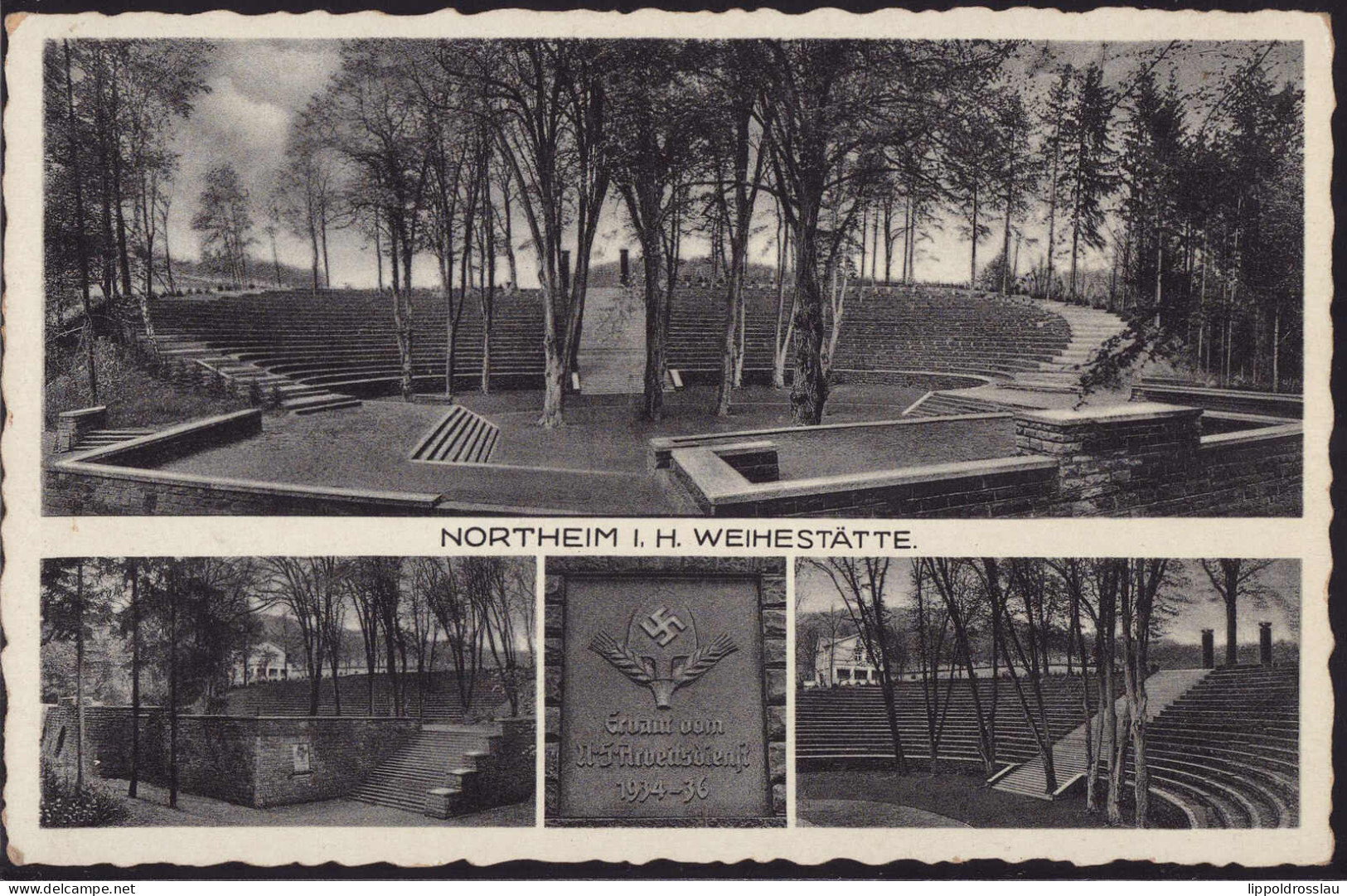 Gest. W-3410 Northeim Weihestätte Erbaut Durch NS-Arbeitsdiesnt 1936 - Northeim