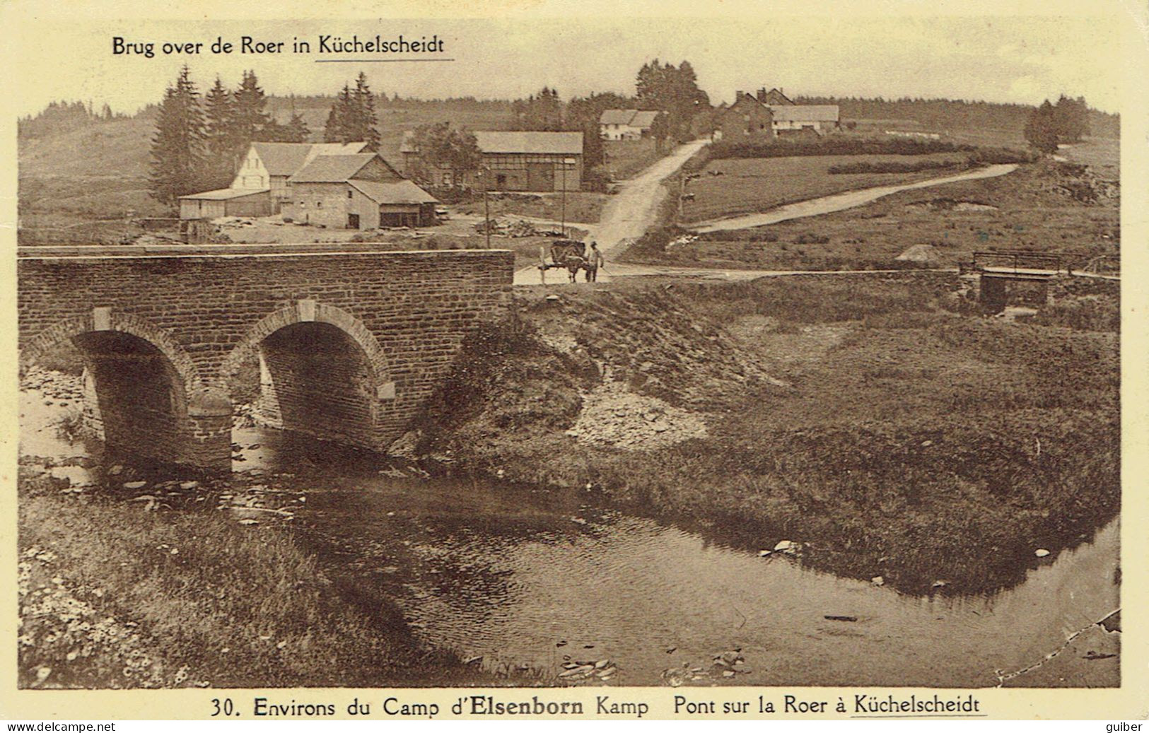 Environs Du Camp D'elsenborn Pont Sur La Roer  Kuchelscheidt  - Elsenborn (camp)