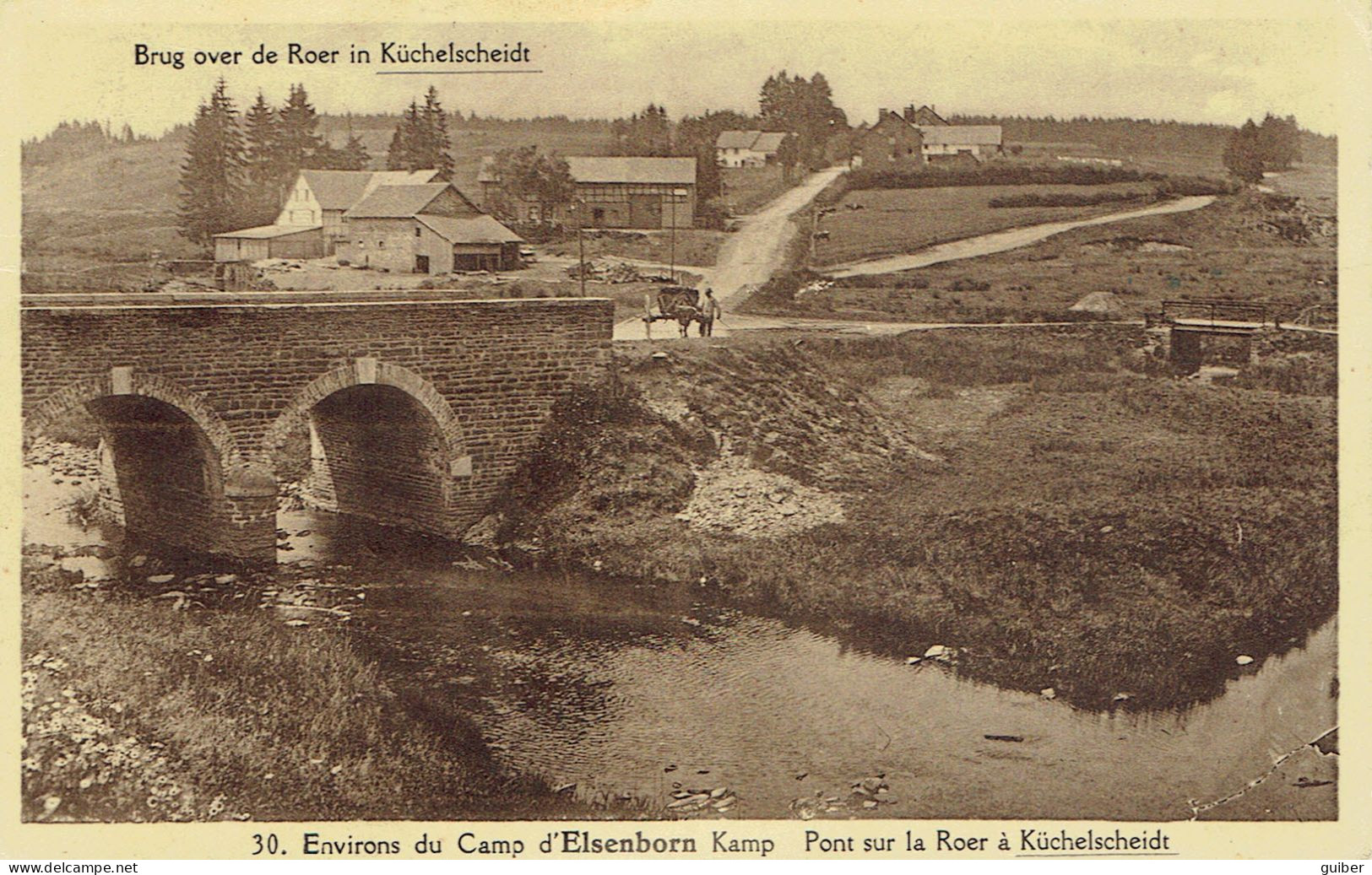 Environs Du Camp D'elsenborn Pont Sur La Roer  Kuchelscheidt  - Elsenborn (Kamp)