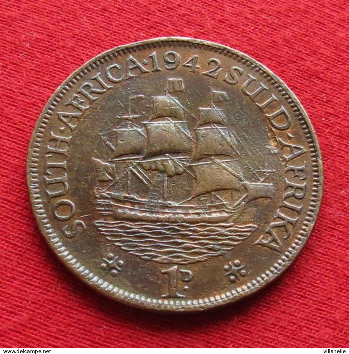 South Africa 1 Penny 1942 Without Star After Date   Africa Do Sul RSA Afrique Do Sud Afrika   W ºº - Südafrika