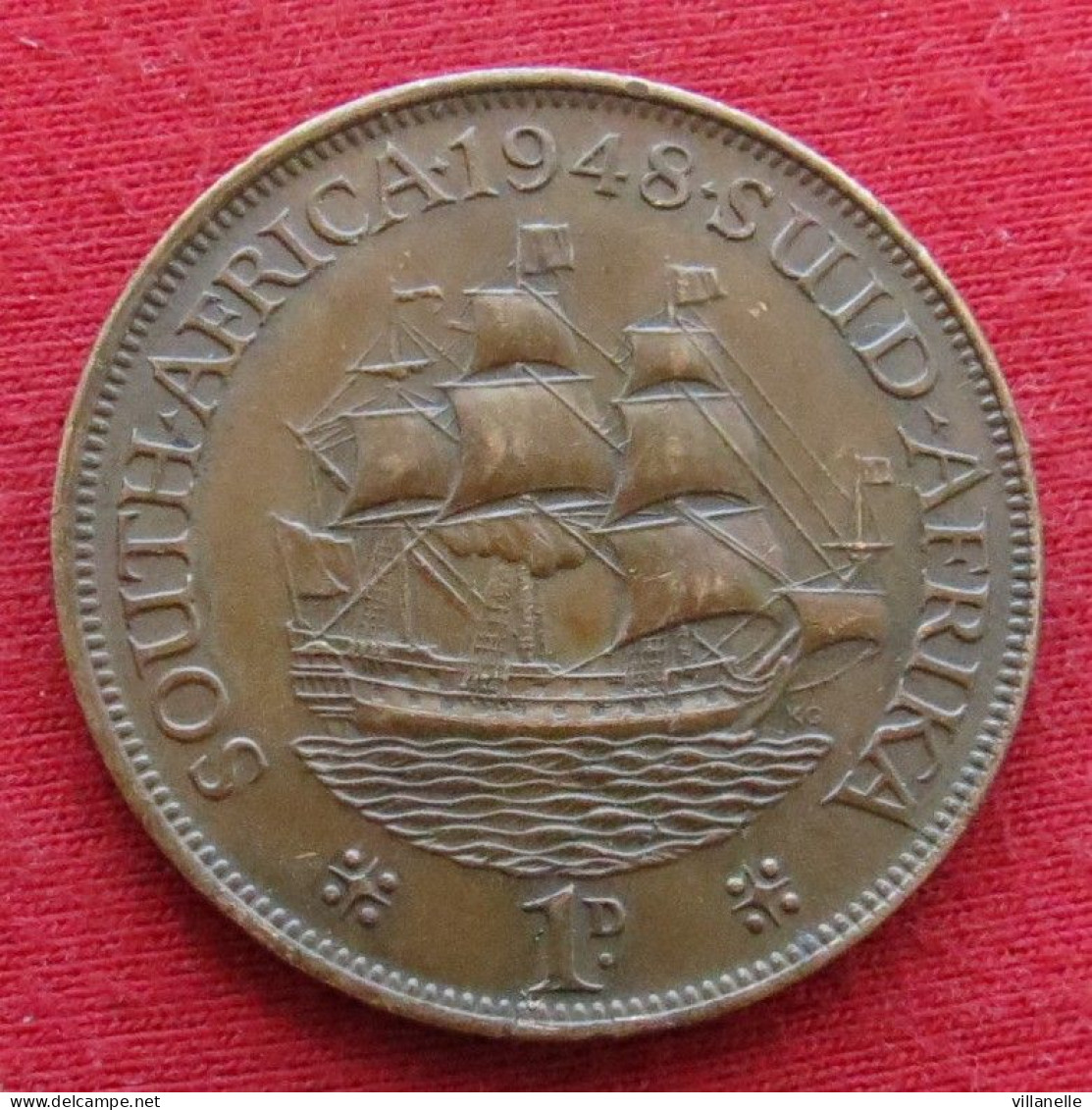 South Africa 1 Penny 1948   Africa Do Sul RSA Afrique Do Sud Afrika   W ºº - Afrique Du Sud