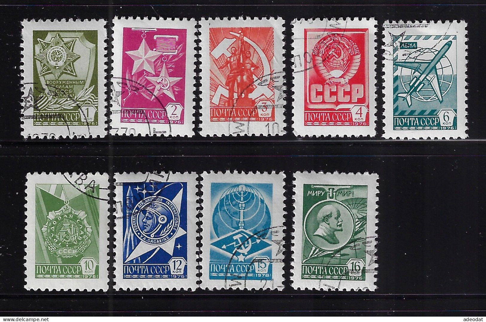 RUSSIA  1977-78  SCOTT #4596-4603  USED - Oblitérés