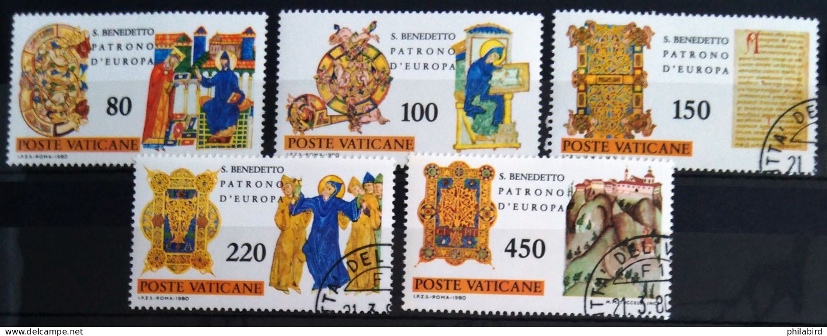 VATICAN                          N° 689/693                        OBLITERE - Used Stamps