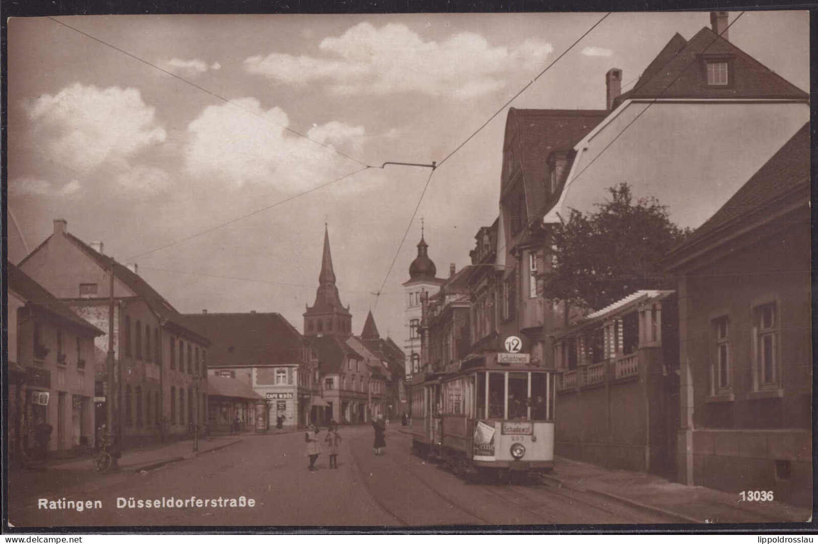 * W-4030 Ratingen Düsseldorferstraße Straßenbahn - Ratingen