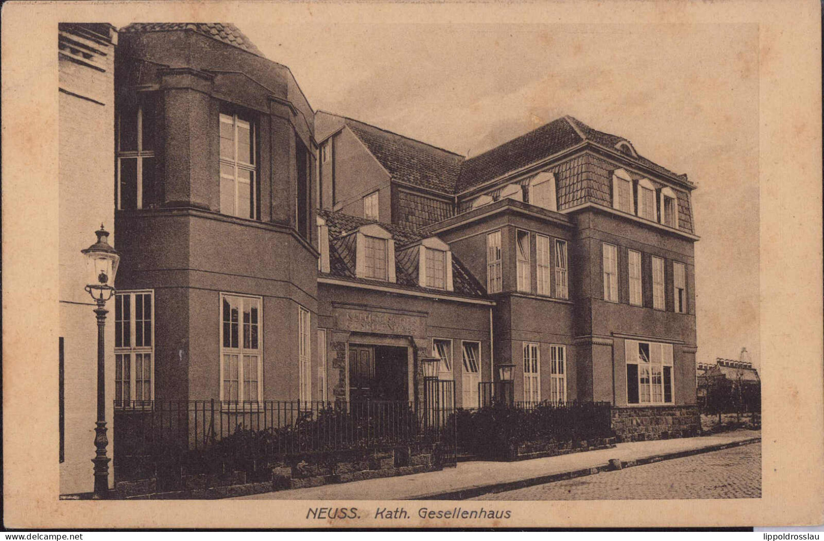 Gest. W-4040 Neuss Kathol. Gesellenhaus Feldpost 1919 - Neuss