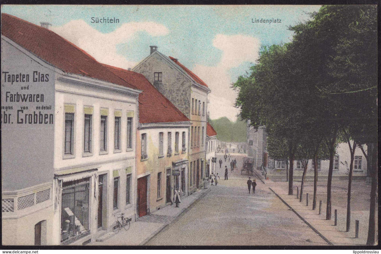 Gest. W-4060 Süchteln Lindenplatz 1912 - Viersen