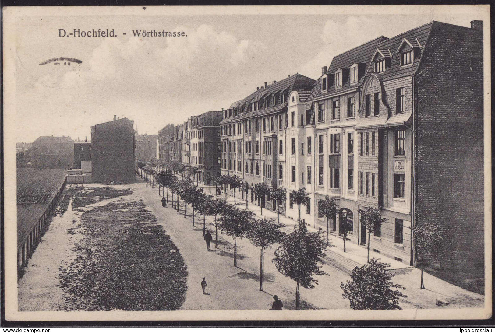 Gest. W-4100 Duisburg Hochfeld Wörthstraße, Feldpost 1917 - Duisburg