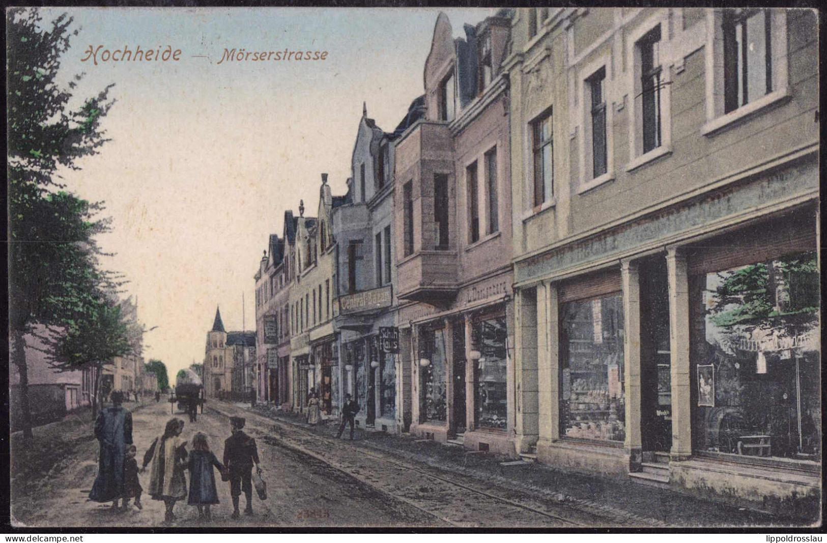 Gest. W-4100 Hochheide Mörserstraße, Feldpost 1914 - Duisburg
