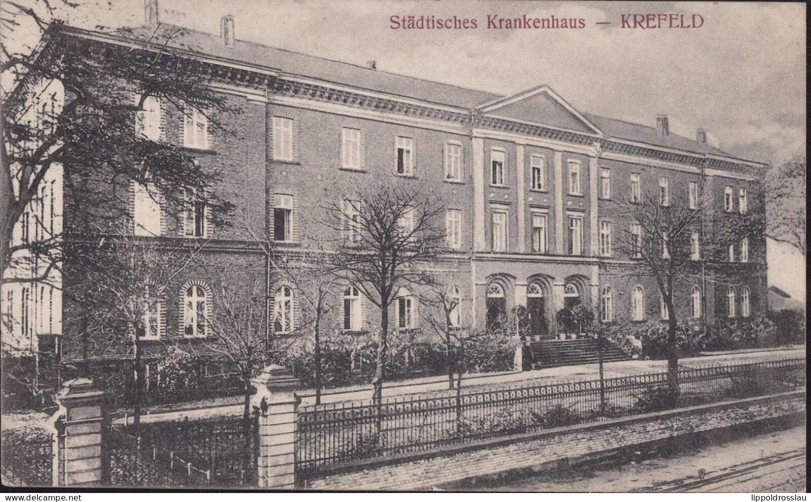 Gest. W-4150 Krefeld Krankenhaus 1910 - Krefeld