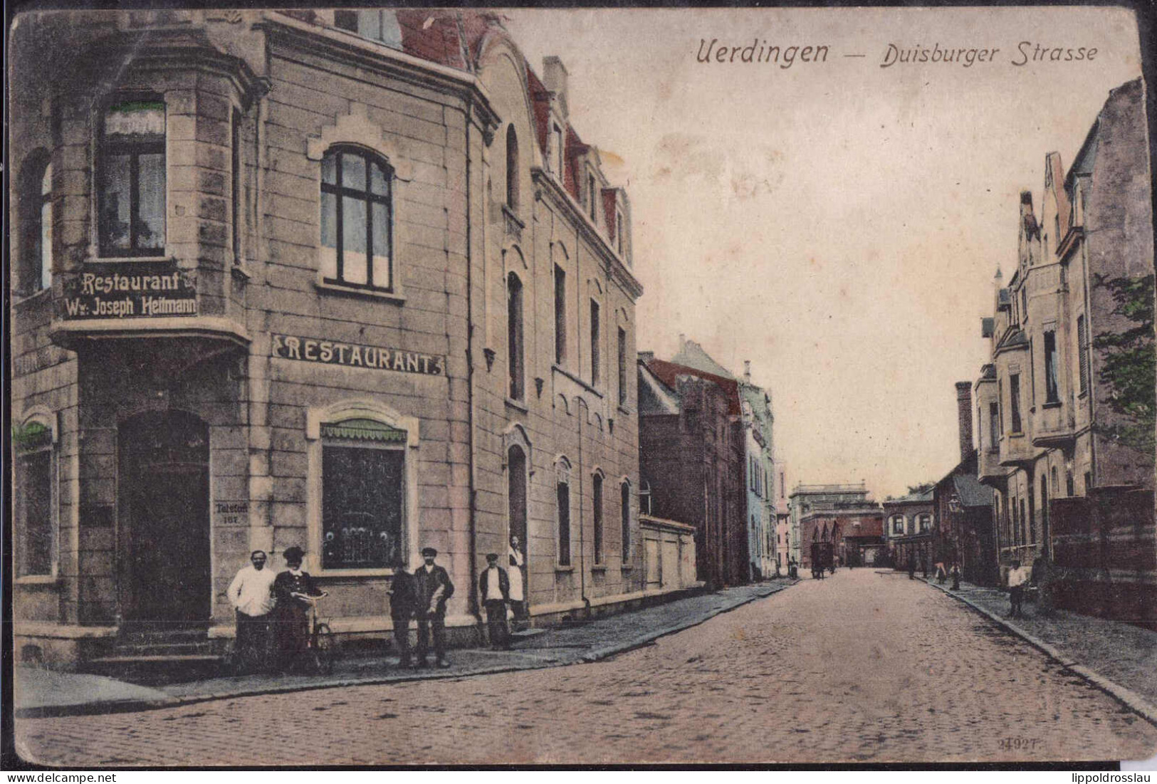 * W-4150 Uerdingen Duisburger Straße 1921, Ecken Best. - Krefeld