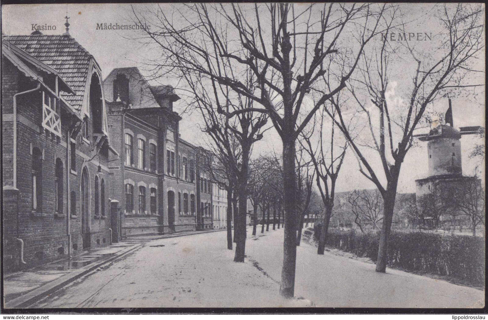 Gest. W-4152 Kempen Mädchenschule, Feldpost 1916 - Krefeld