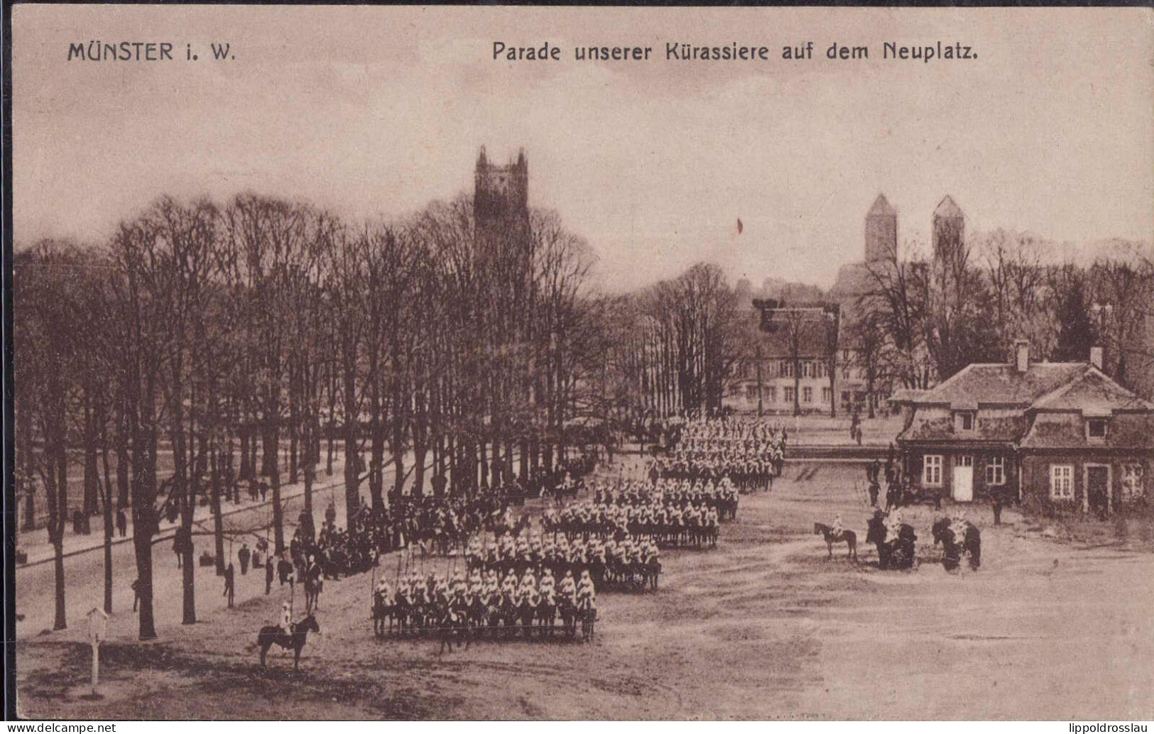 * W-4400 Münster Neuplatz Parade Der Kürassiere - Muenster