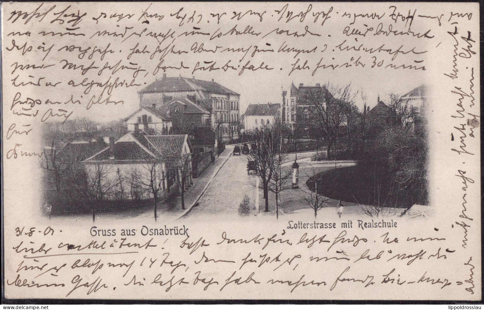 Gest. W-4500 Osnabrück Lotterstraße 1901 - Osnabrueck