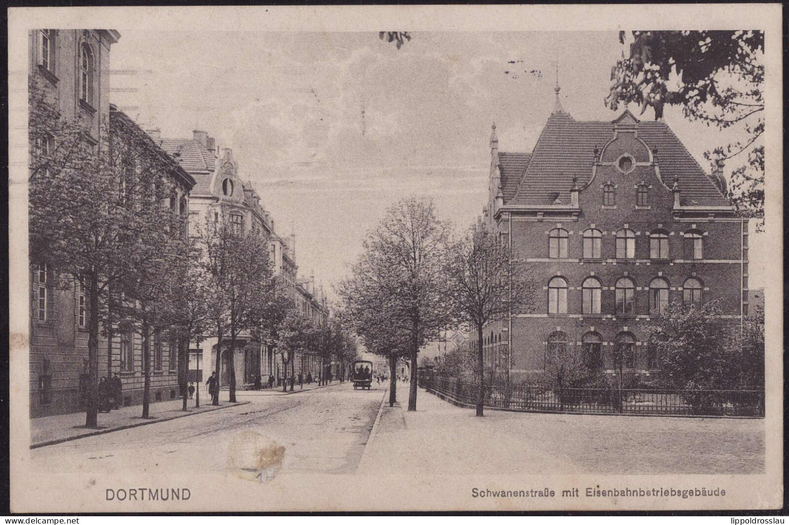 Gest. W-4600 Dortmund Schwanenstraße, Feldpost 1915 - Dortmund