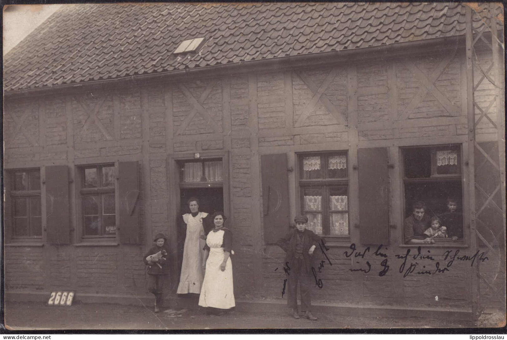 Gest. W-4650 Buer Foto-AK Wohnhaus 1913 - Gelsenkirchen