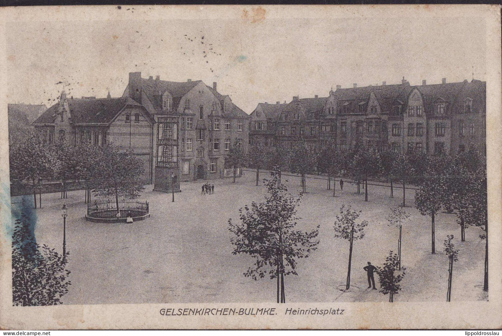 Gest. W-4650 Gelsenkirchen-Bulmke Heinrichsplatz 1922 - Gelsenkirchen