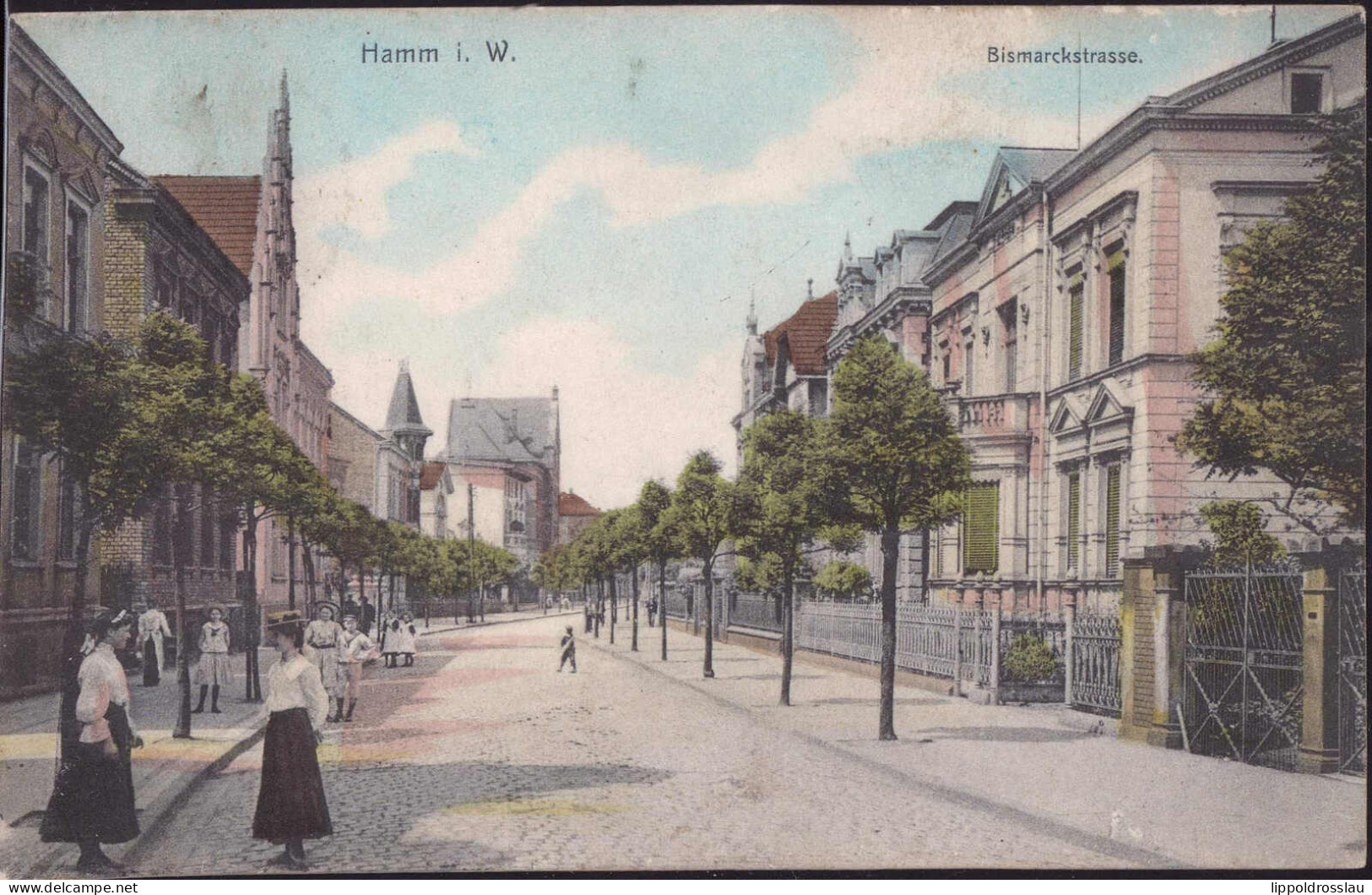Gest. W-4700 Hamm Bismarckstraße 1918 - Hamm