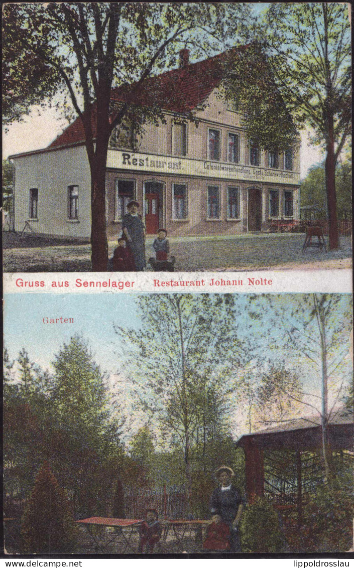 Gest. W-4790 Sennelager Gasthaus Johann Nolte 1909 - Paderborn