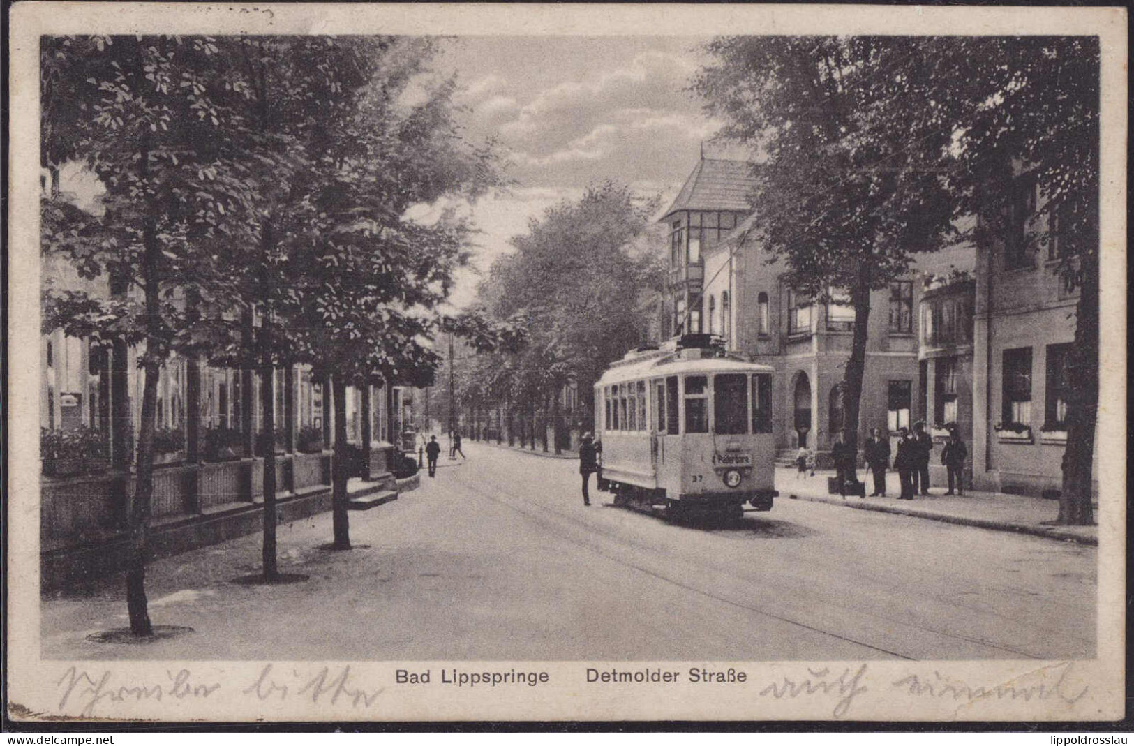 Gest. W-4792 Bad Lippspringe Detmolder Straße 1927 - Paderborn