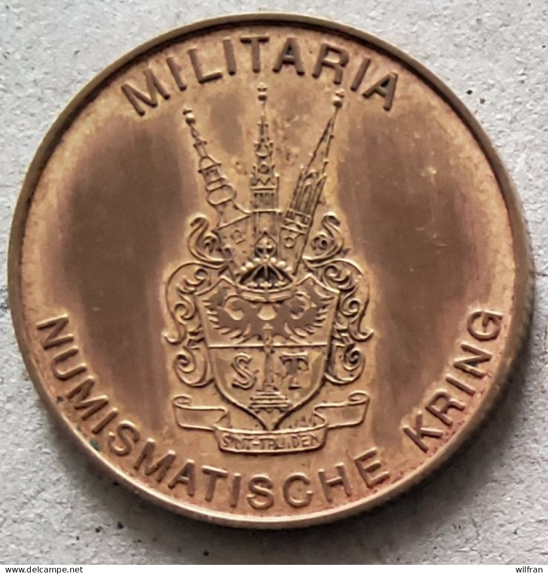 4618 Vz Zie Scans - Kz Sint-Truiden H. Trudo Numismatische Kring Militaria - Tokens Of Communes