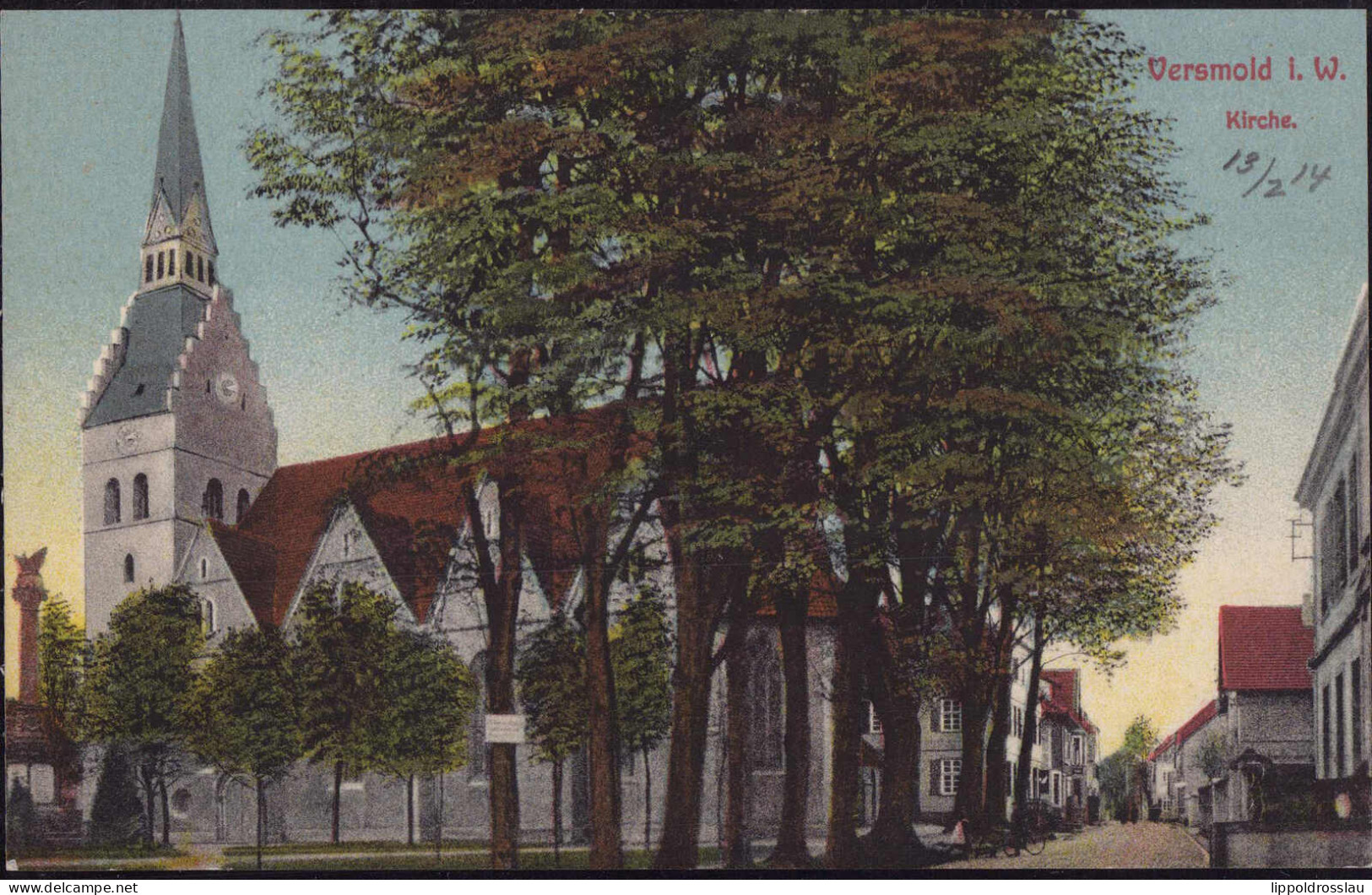 * W-4804 Versmold Kirche 1914 - Bielefeld