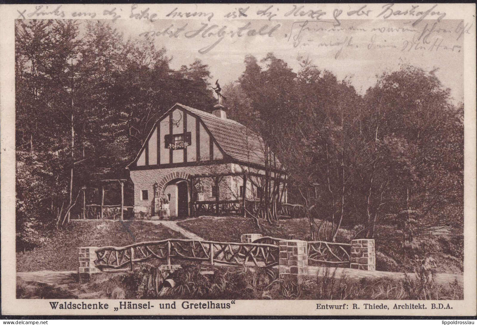 Gest. W-5060 Bensberg Gasthaus Hänsel Und Gretel 1928 - Bergisch Gladbach