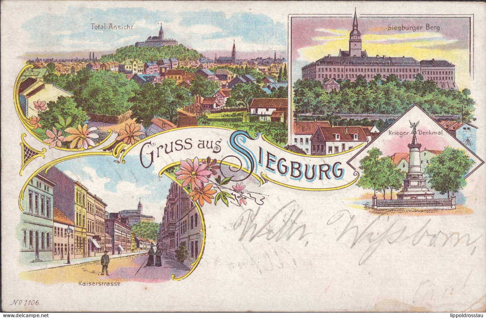 Gest. W-5200 Siegburg Kaiserstraße 1899 - Siegburg