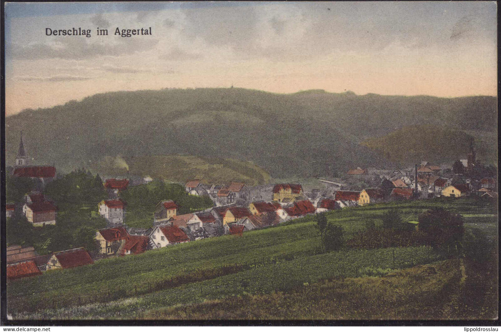 * W-5270 Derschlag Blick Zum Ort 1928 - Gummersbach