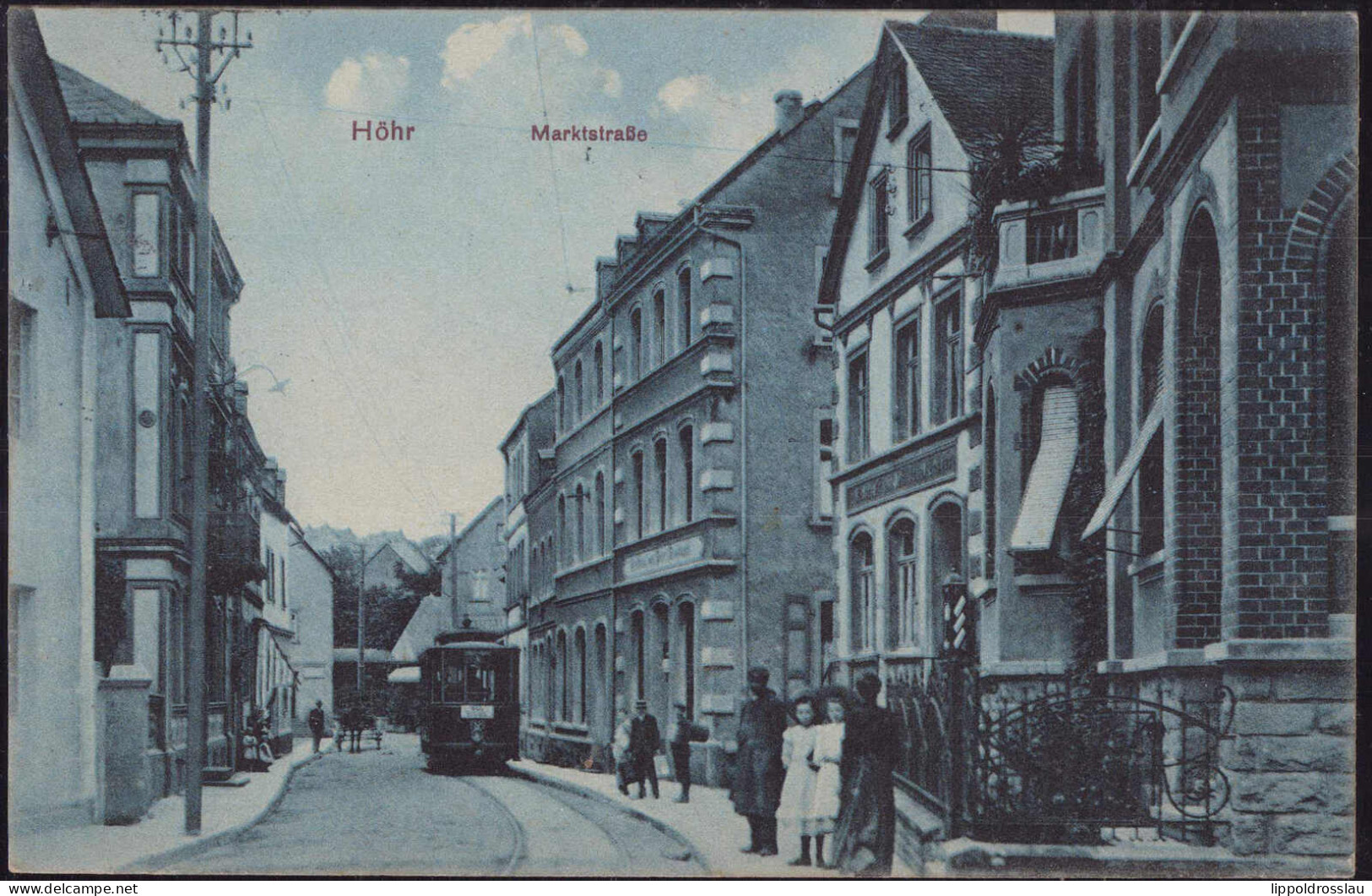 Gest. W-5410 Höhr Marktstraße 1911 - Hoehr-Grenzhausen