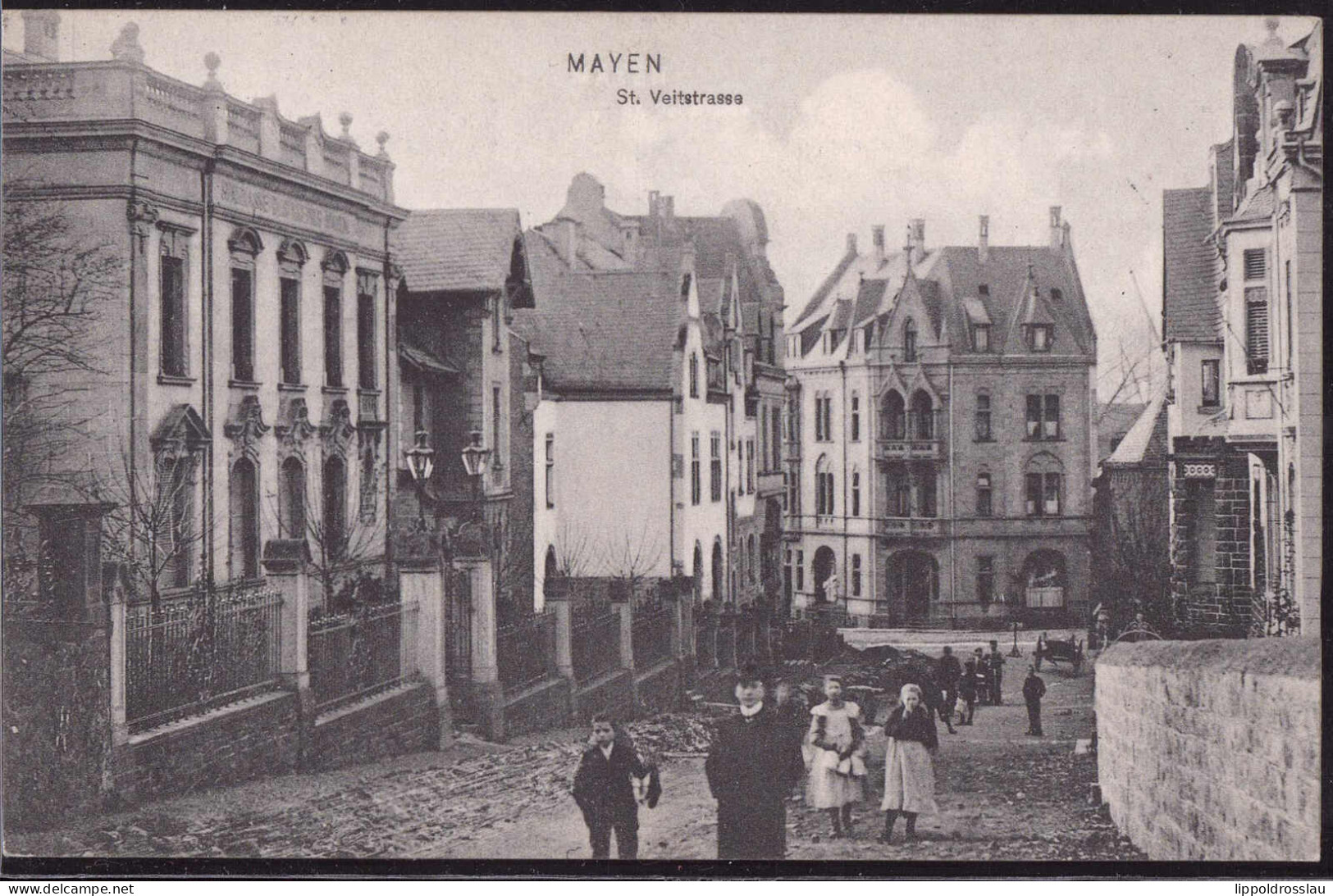 Gest. W-5440 Mayen St. Veitstraße, Feldpost 1914 - Mayen