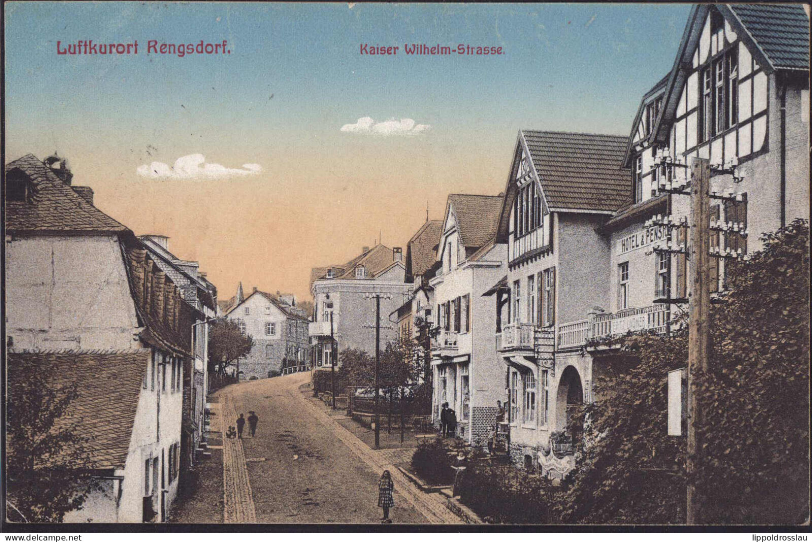 Gest. W-5455 Rengsdorf Kaiser-Wilhlem-Straße 1913 - Neuwied