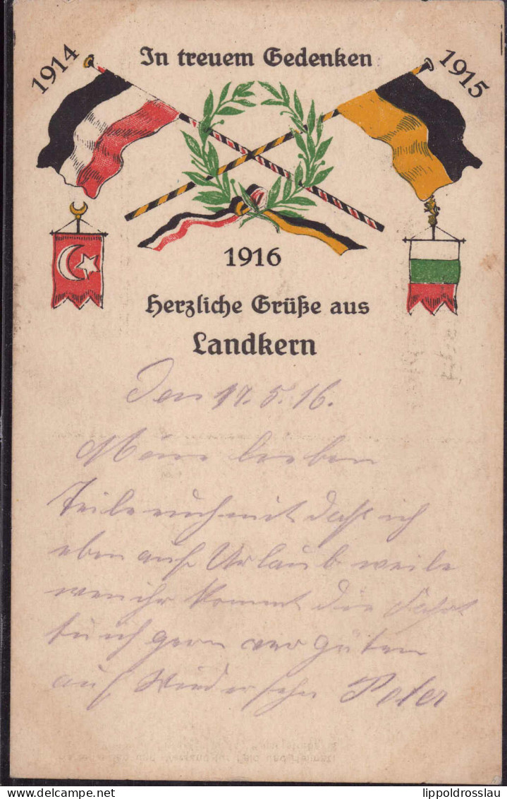 Gest. W-5591 Landkern Patriotische Grüße 1916 - Cochem