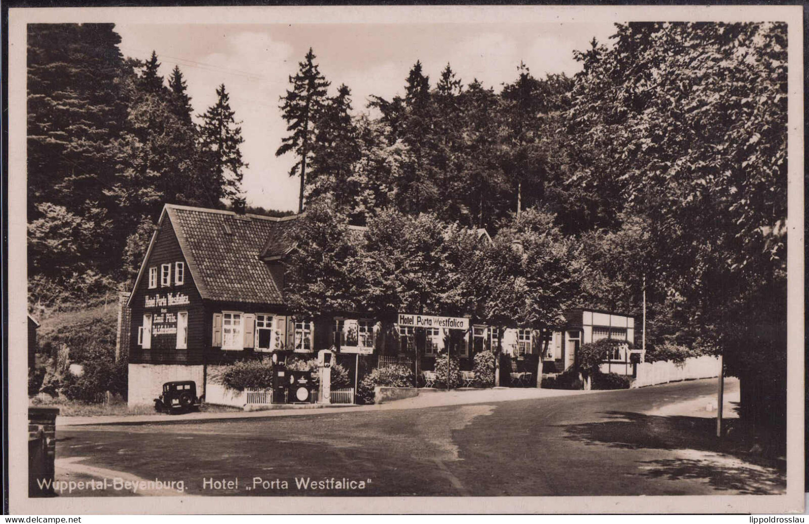 * W-5600 Beyenburg Hotel Gasthaus Porta Westfalica1939 - Wuppertal