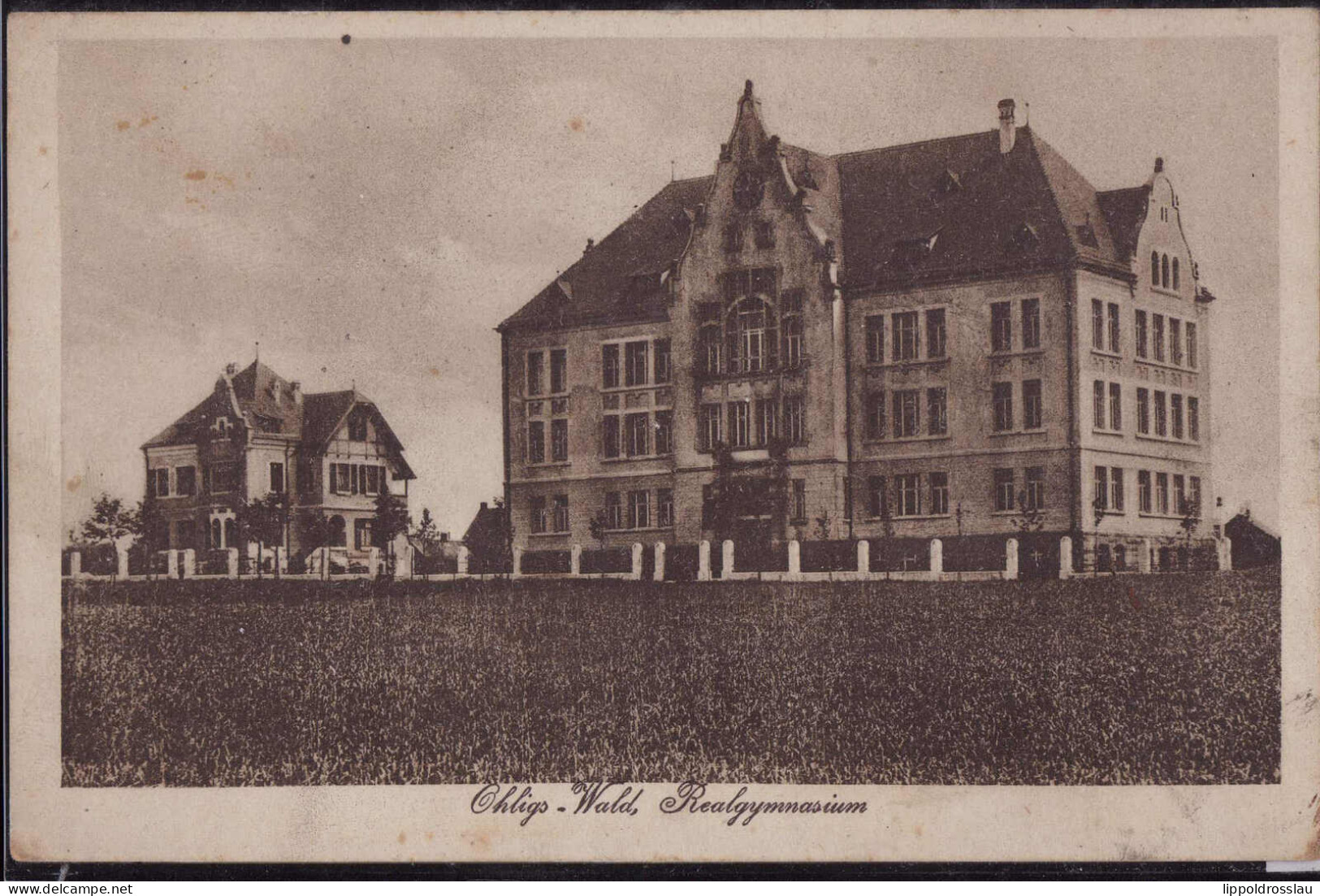 Gest. W-5650 Ohligs Gymnasium, Feldpost 1921 - Solingen
