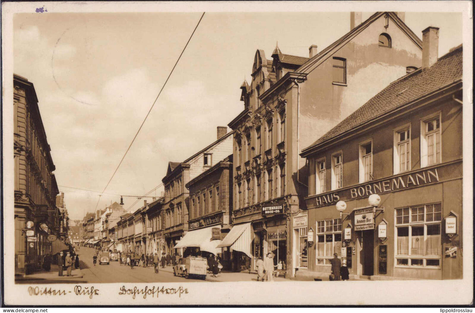 Gest. W-5810 Witten Bahnhofstraße 1942 - Witten