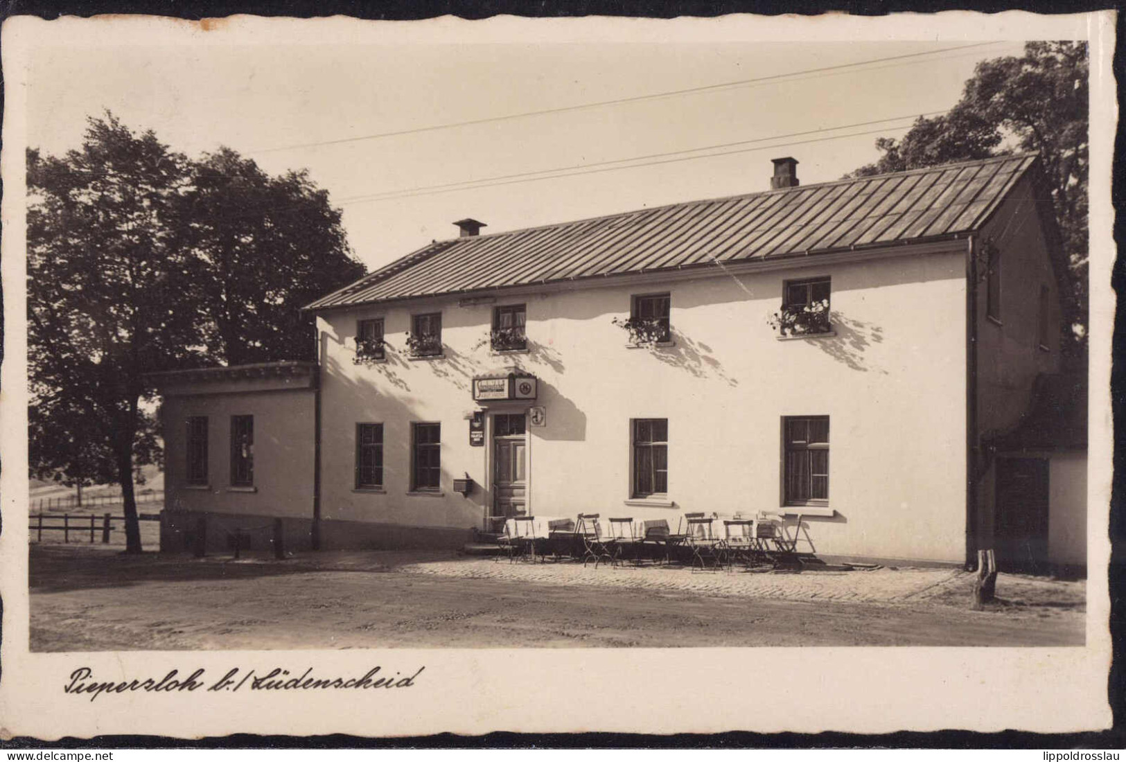 Gest. W-5880 Piepersloh Gasthaus Zum Loh 1940 - Lüdenscheid