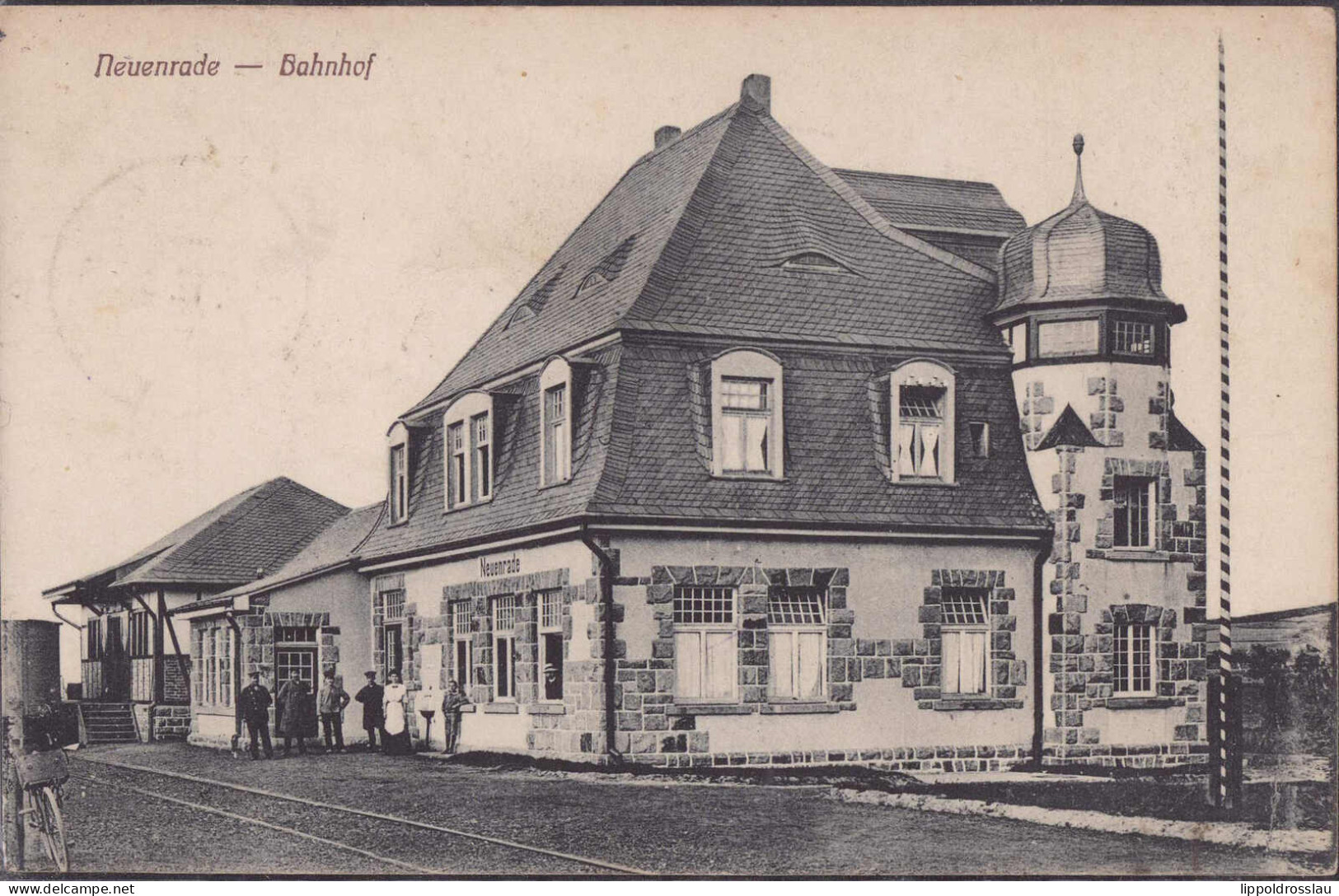 Gest. W-5982 Neuenrade Bahnhof 1917 - Werdohl