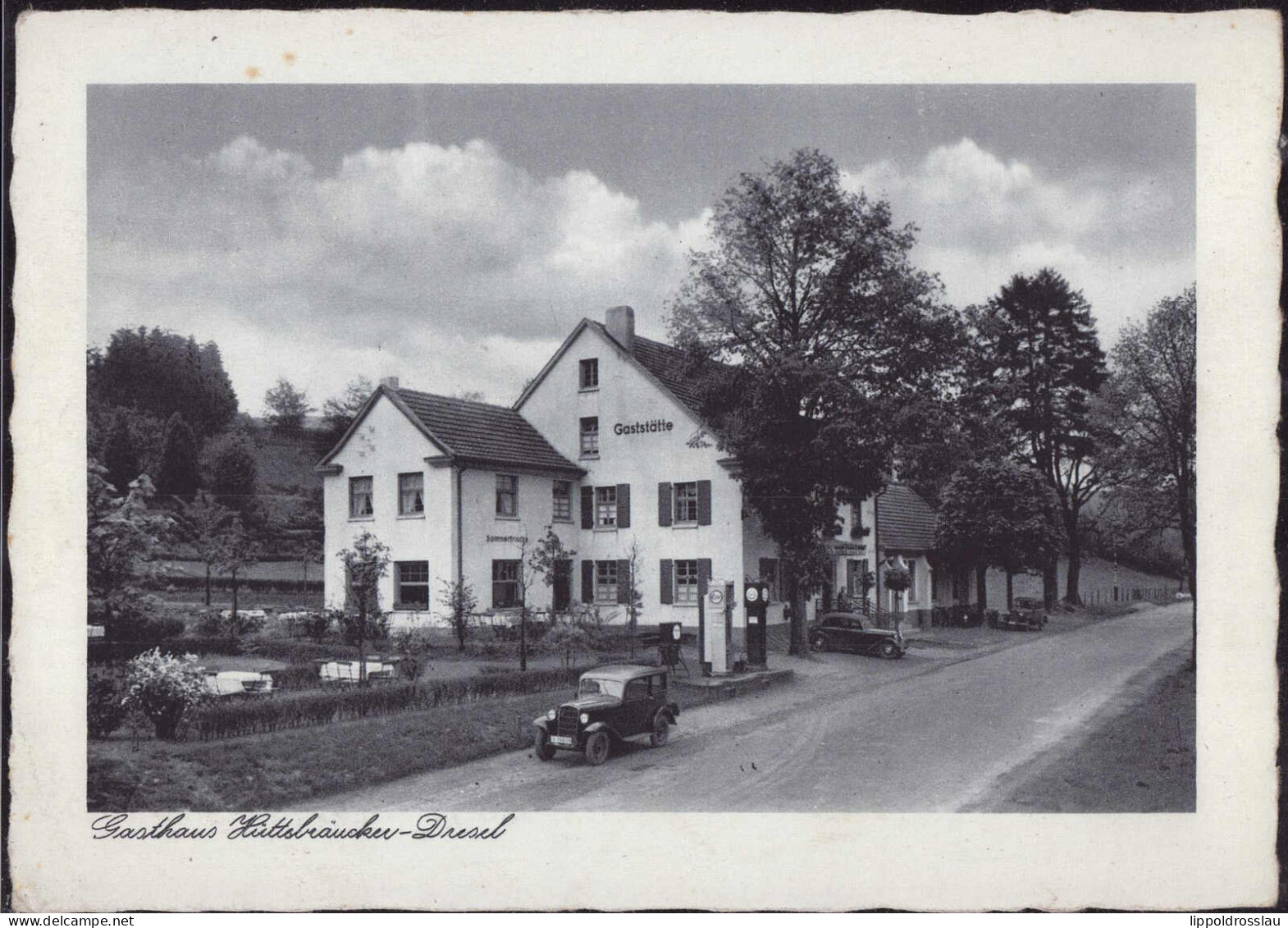 Gest. W-5990 Altena Gasthaus Zur Grevenwiese Hüttebräucker 1940 - Altena