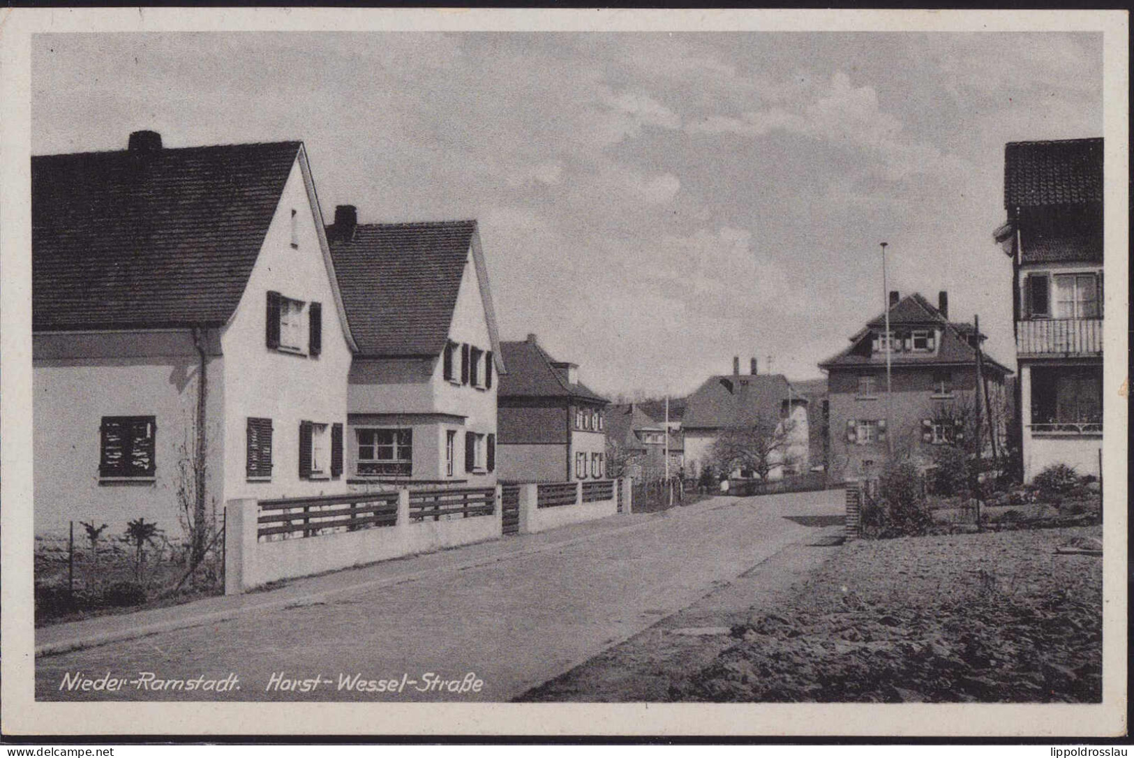Gest. W-6109 Nieder-Ramstadt Horst-Wessel-Straße 1943 - Darmstadt